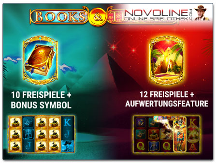 Bally Wulff Books and Temples im Novoline Casino spielen