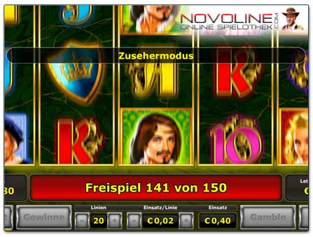 Novoline Royal Dynasty Zuschauermodus