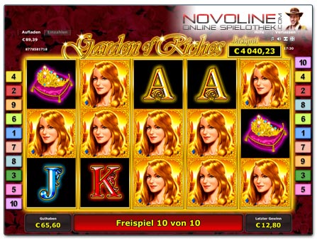 Novoline Spiel Garden of Riches