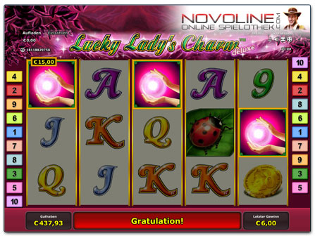 Novoline Spiel Lucky Lady's Charm Deluxe