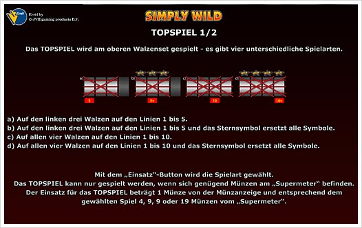 Simply Wild Auszahlungsstruktur 2